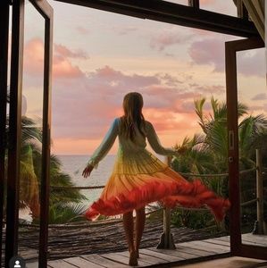 Rococo Sands Hi Low Rainbow Dress